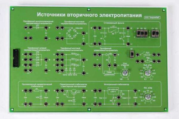 Сменная панель «Исследование амплитудных и частотных детекторов».