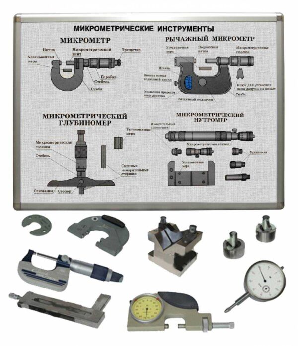 Комплект учебного оборудования «Метрология. Технические измерения в машиностроении» на 10 лабораторных работ