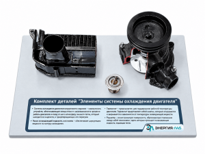 Комплект деталей "Элементы системы охлаждения двигателя"